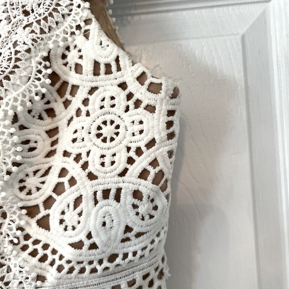 NWOT Catherine Malandrino for Anthropologie Lace Mini Dress, Size 6 - Picture 4 of 9